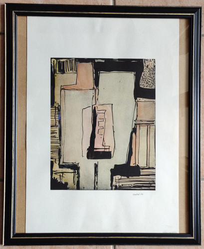 Acquerello serigrafia - su,