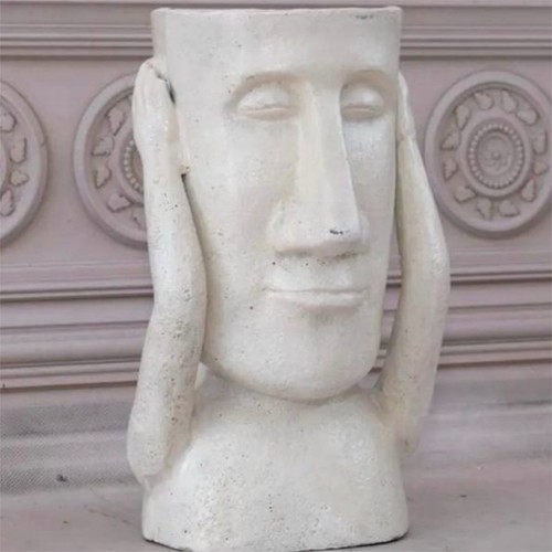 Una fioriera moai ghisa - fioriera, in
