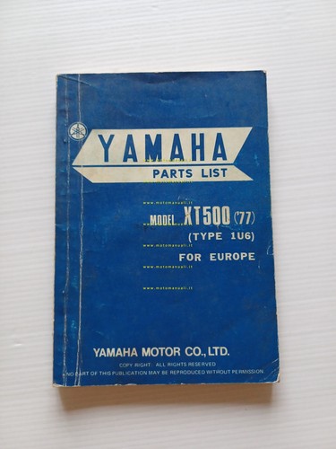 Yamaha 500 1u6 1977 - yamaha, xt