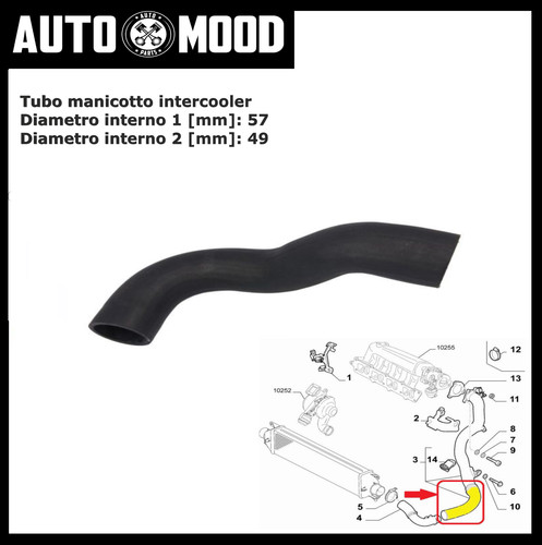 Tubo turbo manicotto - turbo,
