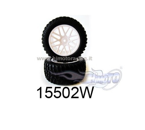 15502w coppia ruote gomme - coppia,