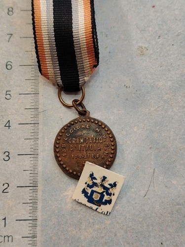 Medaglia legione gran - gran, sasso