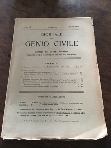 Giornale del genio civile anno - giornale,