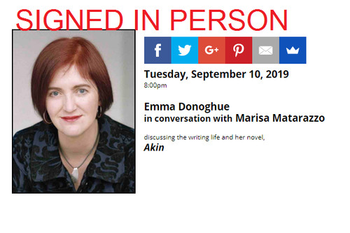 Signed akin emma donoghue - signed,