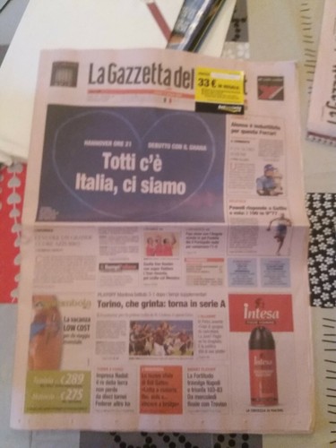 Gazzetta dello sport giugno - 12,