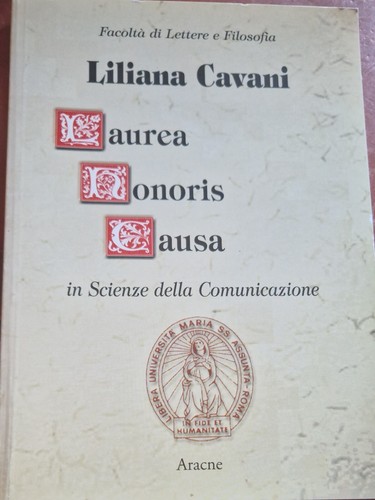 Liliana cavani laurea honoris - liliana,