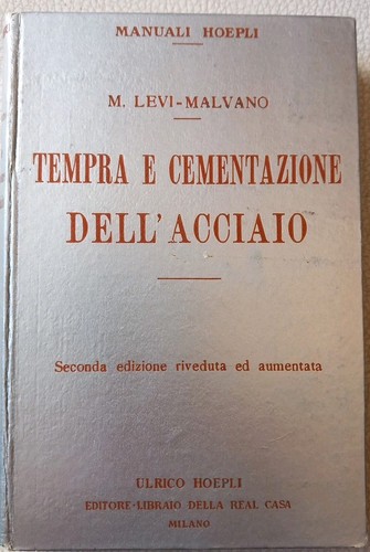 Libro tempra cementazione - tempra, e