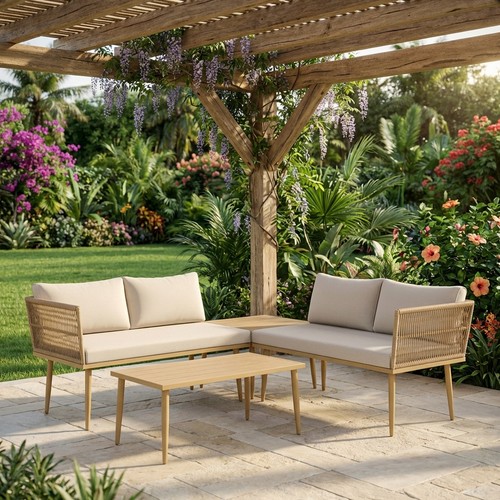 Salotto giardino con 2 - da,