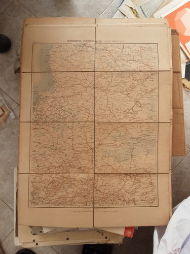 Vintage carta geografica - carta,