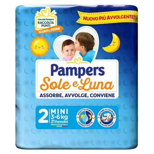 126 pannolini pampers - pampers, sole