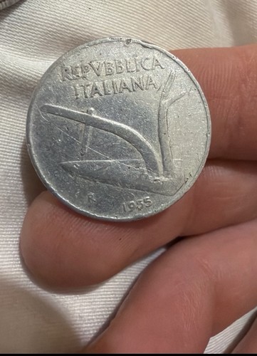 Moneta rara lire della - moneta,