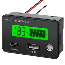 Capacità batteria voltmetro