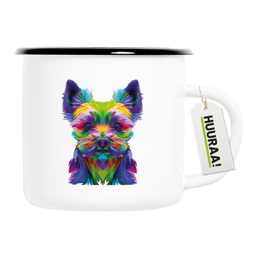 Emaille tasse yorkshire - emaille,