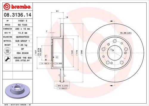 Coppia dischi freno brembo - dischi,