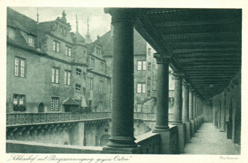 Cartolina brauneck cortile - cartolina,,