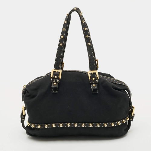 Fendi studded selleria leather - fendi,