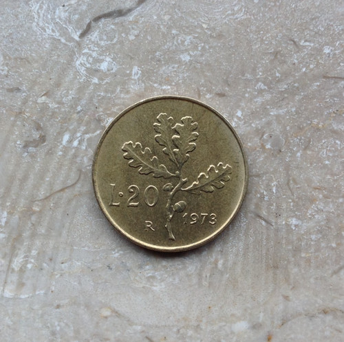 Lire 1973 quercia italia - 1973,