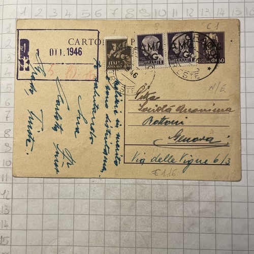 Storia postale cartolina - storia,