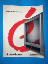 RITAGLIO DI GIORNALE PUBBLICITA' SCHAUB LORENZ TV DA COLLEZIONE - (151)