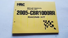 HONDA CBR 1000 RR 2005 Racing Kit catalogo ricambi manuale officina originale