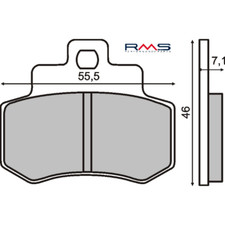 PASTIGLIE FRENO POSTERIORE
