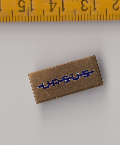 Vintage enamel ursus poland - vintage,