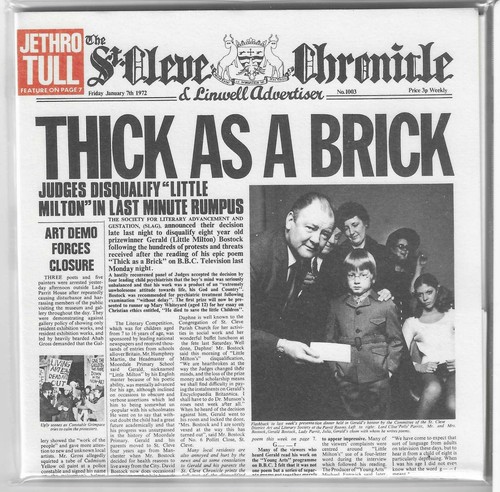 Jethro tull thick a - thick, brick