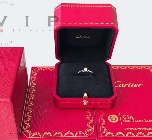 Anello solitario cartier 1895 - solitario,
