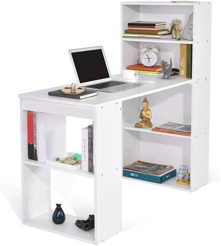 Scrivania con doppia libreria - scrivania,