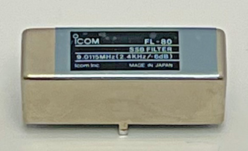 Filtro ssb icom 2 4khz - ssb, fl-80