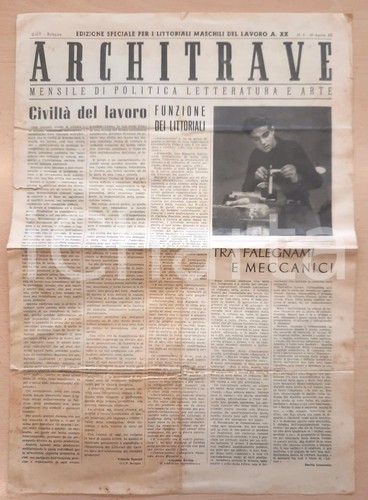 1942 architrave giornale guf - 1942,