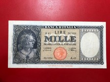 Repubblica Italiana 20-03-1947  1000 LIRE TESTINA