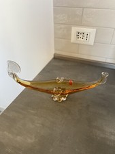 GONDOLA BARCA VETRO DI MURANO VINTAGE ANNI 60 ORIGINALE CON MARCHIO MODERNARIATO