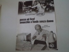 advertising Pubblicità 1981 DETERSIVO ACE CANDEGGINA E LA NONNA