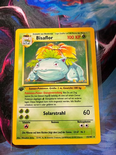 Bisaflor 1st edition - 1st, venusaur