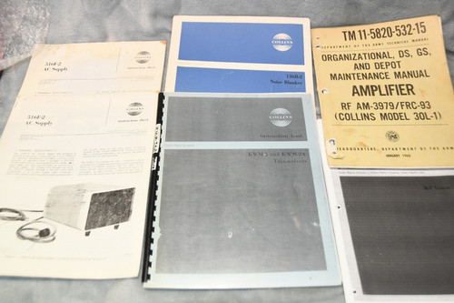 Collins radio manuali - manuali, e