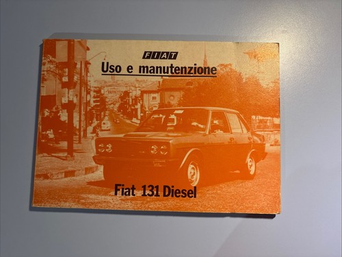 Fiat 131 diesel libretto - , di