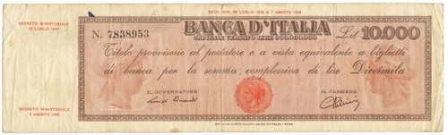 10000 lire 1947 - 10000,