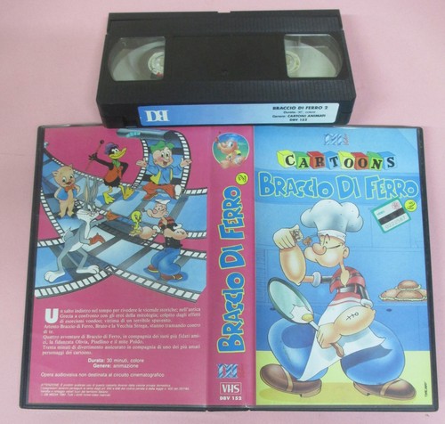 Vhs film braccio ferro - braccio,