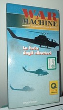 WAR MACHINES "LA FURIA DEGLI ELICOTTERI " DE AGOSTINI VIDEOCASSETTA VHS 1992