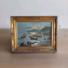 Dipinto Olio Su Tela Mario