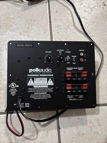 Polk audio psw10 - polk, amplificatore