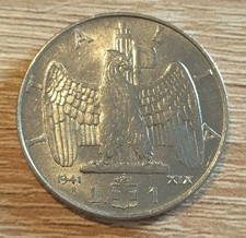 1 Lira Impero 1941