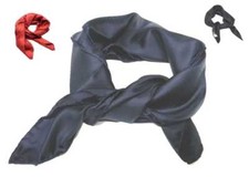 FOULARD UOMO donna  di SETA FAZZOLETTO DA COLLO tinta unita bordeaux nero blu