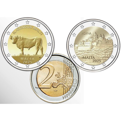Euro commemorativo malta - euro, €