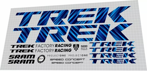 Set decalcomanie trek speed - trek,