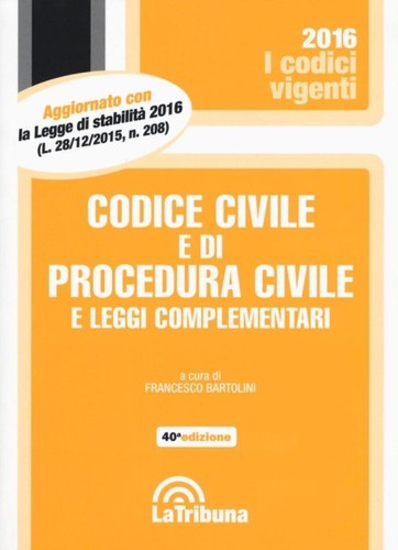 Codice civile procedura - codice,