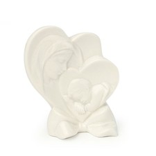 Doppio Cuore Bimbo/Madonna Porc.10,5Cm