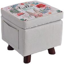 Pouf Contenitore in Tessuto