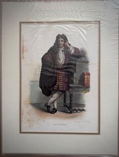 LA BRUYERE -Antica stampa